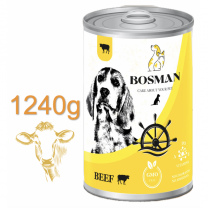 BOSMAN kompletní krmivo pro dospělé psy s hovězím masem 1240g (0395)