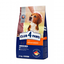  CLUB 4 PAWS Premium pro dospělé psy středních plemen 2 kg (9658)