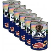 Happy Dog Sensible Pure France kachna 6 x 400 g