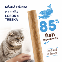 CLUB 4 PAWS Premium Pochoutka pro kočkyLOSOS a TRESKA 5 g (8200)