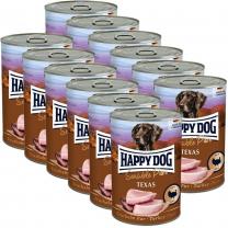 Happy Dog Sensible Pure Texas krůta 12 x 400 g