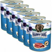 Happy Dog Wild Pur Švédsko SET 6 x 0,8 kg