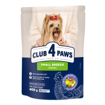 CLUB 4 PAWS Premium pro dospělé psy malých plemen  400 g (9528)