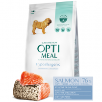 OPTIMEAL™. Hypoalergenní pro dospělé psy středních a velkých plemen – losos 20 kg (5949)