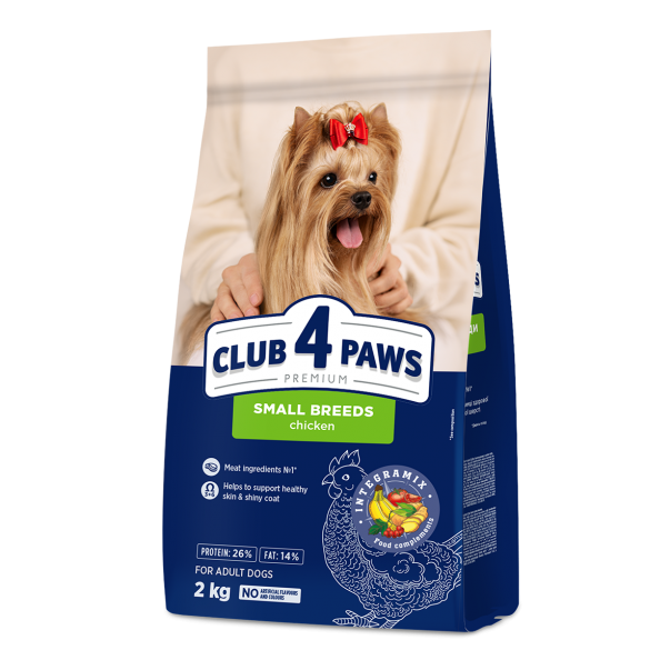 CLUB 4 PAWS Premium pro dospělé psy malých plemen  2 kg (9511) - Kliknutím zobrazíte detail obrázku.