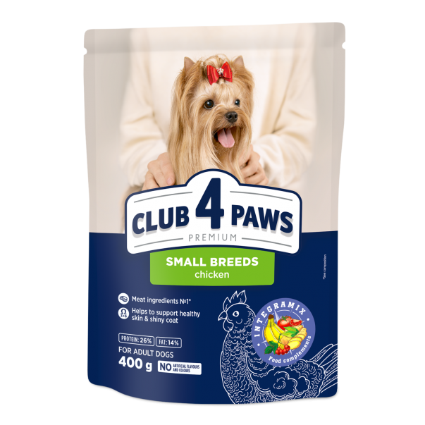 CLUB 4 PAWS Premium pro dospělé psy malých plemen  400 g (9528) - Kliknutím zobrazíte detail obrázku.