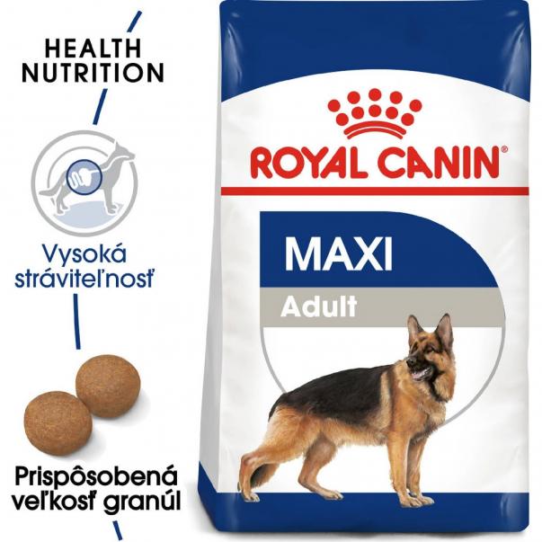 Royal Canin Maxi Adult 15 kg - Kliknutím zobrazíte detail obrázku.