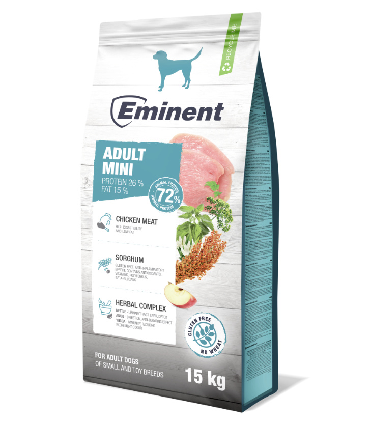 Eminent Dog Adult Mini 15 kg - Kliknutím zobrazíte detail obrázku.