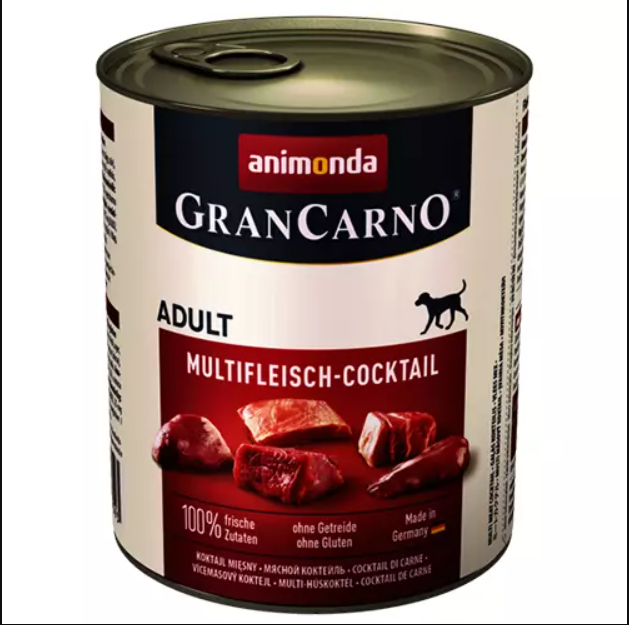 Animonda Gran Carno Adult masový koktejl 0,8 kg - Kliknutím zobrazíte detail obrázku.