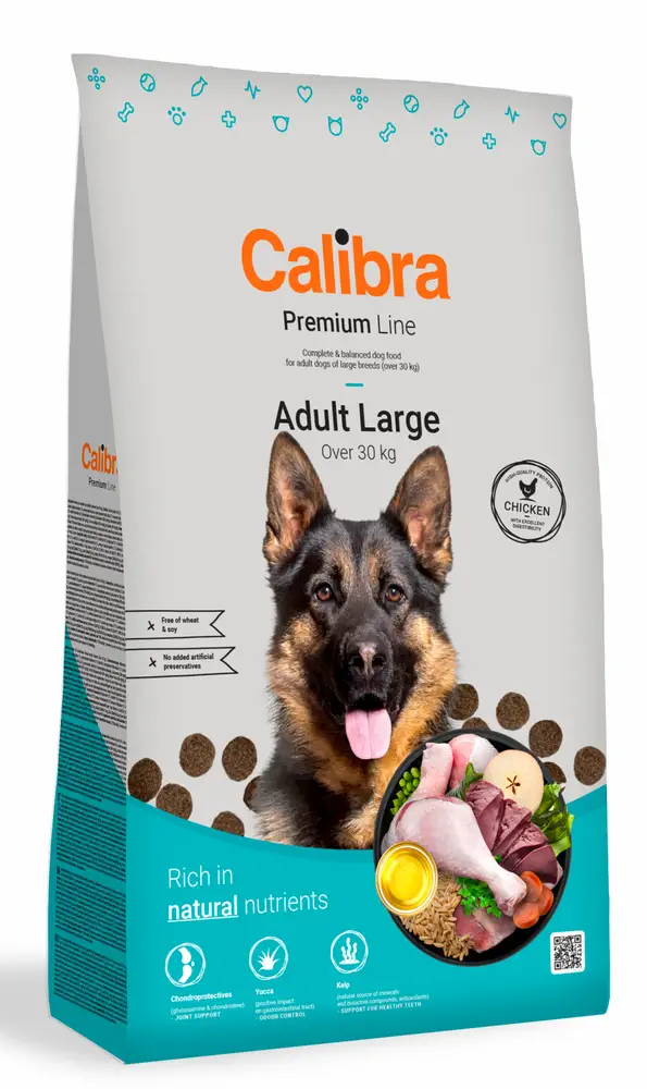 Calibra Premium pro dospělé psy velkých plemen 12 kg