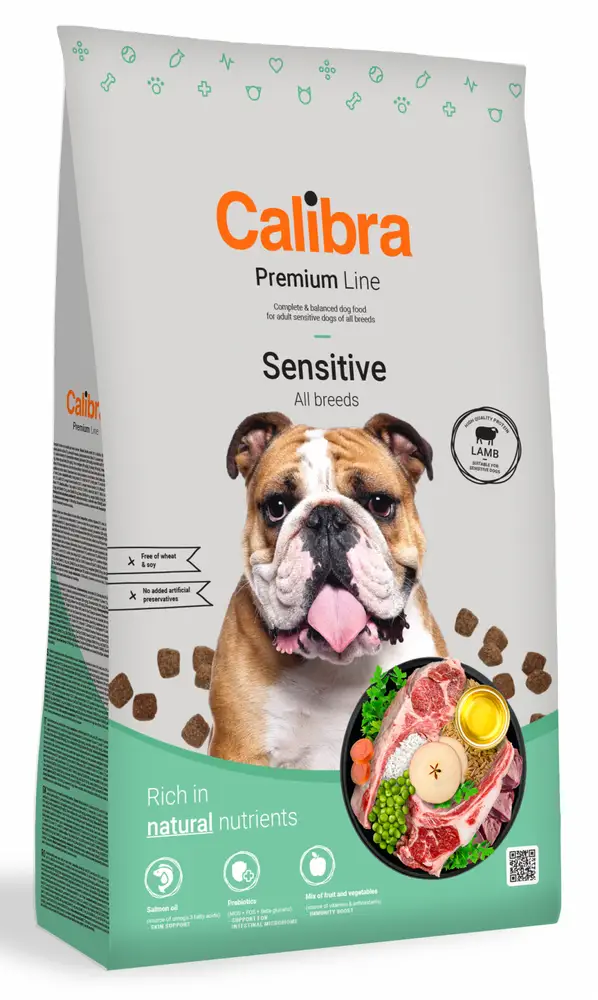 Calibra Premium pro dospělé psy Sensitive 12 kg - Kliknutím zobrazíte detail obrázku.