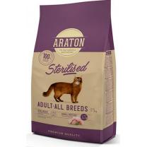 Araton granule pro sterilizované kočky s drůbeží 15kg