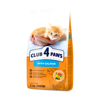 CLUB 4 PAWS Premium pro koťata "S lososem" 5kg (9480)