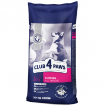 Granule pro štěňata pro všechna plemena CLUB 4 PAWS Premium 20 kg