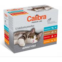 Calibra kapsičky pro kočky set 12x100g