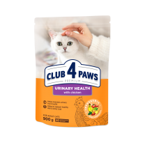 CLUB 4 PAWS Premium Urinary health. Pro dospělé kočky 900g (9344)