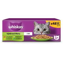 Whiskas kapsičky výběrové menu v želé pro dospělé kočky 48× 85 g