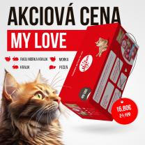 My Love kapsičky pro kočky 4 příchutě SET1 (48x100g) 4,8kg