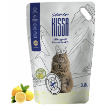 SUOMEN KISSA silikagelové stelivo pro kočky s vůní citrónu 3,8L 1,5kg (9013)