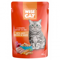 Wise Cat so šťavnatým kuracím mäsom 100 g (1135)