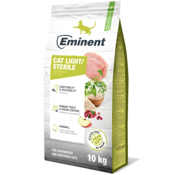 Eminent Cat Light Sterile 10 kg - Kliknutím zobrazíte detail obrázku.