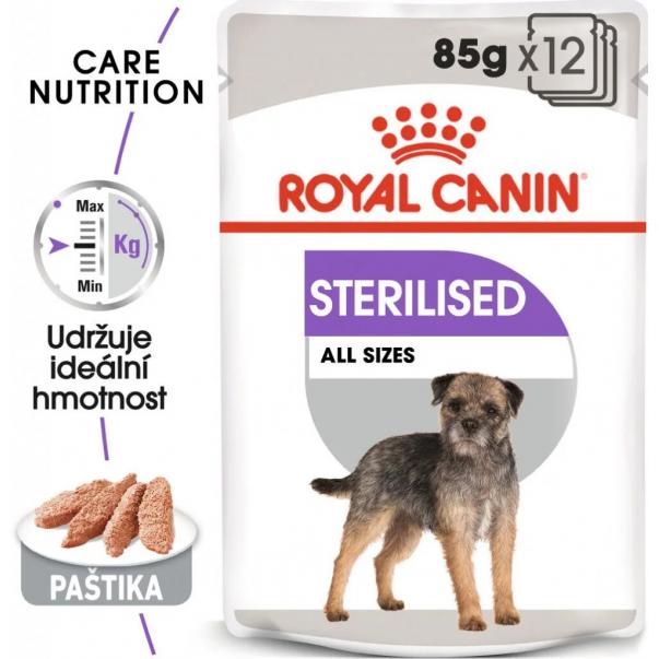 Royal Canin Sterilised Dog Loaf 12 × 85 g - Kliknutím zobrazíte detail obrázku.