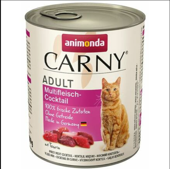 Animonda pro kočky Carny mix masa 800 g - Kliknutím zobrazíte detail obrázku.